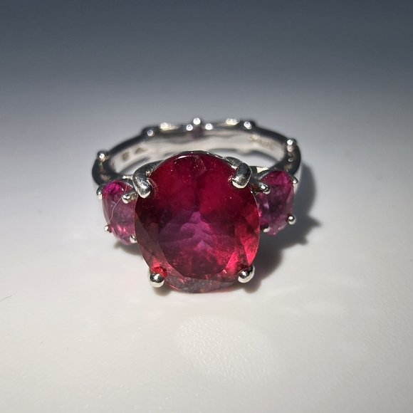 Sterling Silver Ruby Ring - Picture 13 of 16